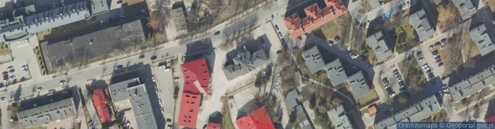 Zdjęcie satelitarne Krajowe Stowarzyszenie Byłych Żołnierzy Wojsk Kolejowych w Jarosławiu