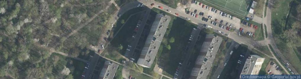 Zdjęcie satelitarne Krakowska Fundacja Literatury