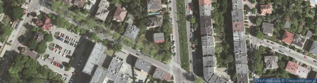 Zdjęcie satelitarne Krakowska Grupa Medyczna