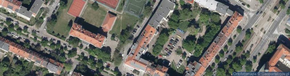 Zdjęcie satelitarne Krawczyk M., Wrocław