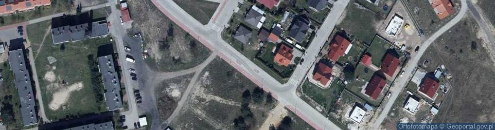 Zdjęcie satelitarne Krupa Dybiżbańska Sabina
