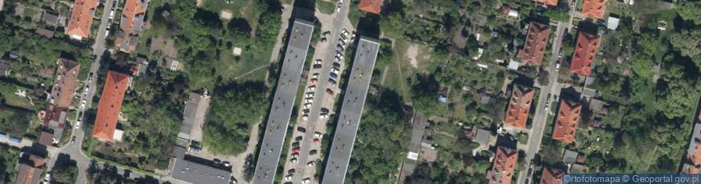 Zdjęcie satelitarne Krupop E., Wrocław