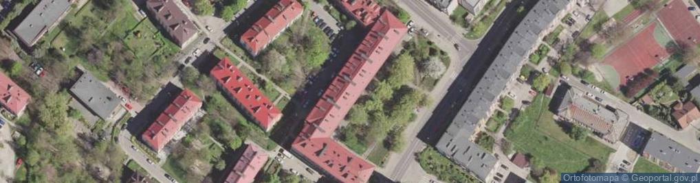 Zdjęcie satelitarne Krzysztof Bajda - Działalność Gospodarcza