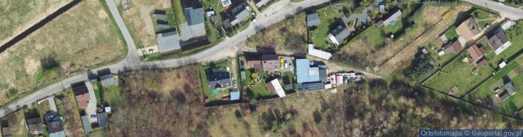 Zdjęcie satelitarne Krzysztof Broszencki Produkcja Drzewna i Metalowa Zszywex