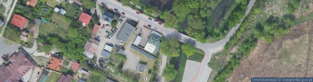 Zdjęcie satelitarne Krzysztof Dębowski Clean Forest Land Salon Usług Motoryzacyjnych