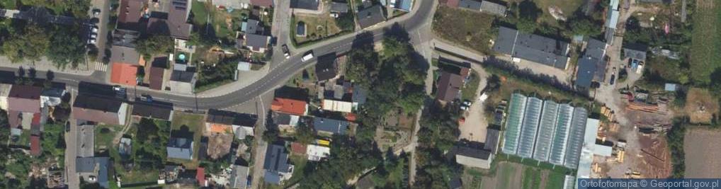 Zdjęcie satelitarne Krzysztof Gawryszewski Baster Firma Produkcyjno-Usługowo- Handlowa