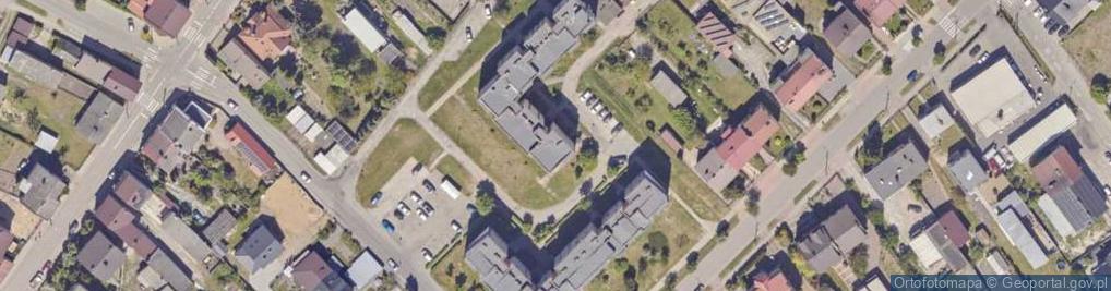 Zdjęcie satelitarne Krzysztof Majchrzak Ośrodek Szkolenia Kierowców Optimus