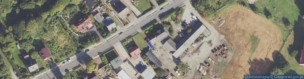 Zdjęcie satelitarne Krzysztof Miąsek Przedsiębiorstwo Handlowo Usługowe Moto-Gryf