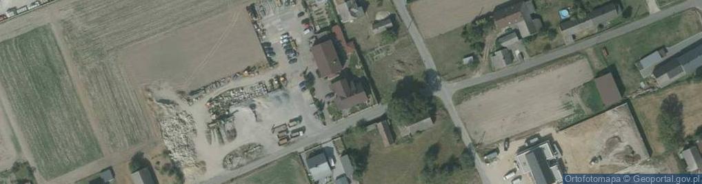 Zdjęcie satelitarne Krzysztof Sagawe Przedsiębiorstwo Usługowe - Brukarstwo - Sagawe