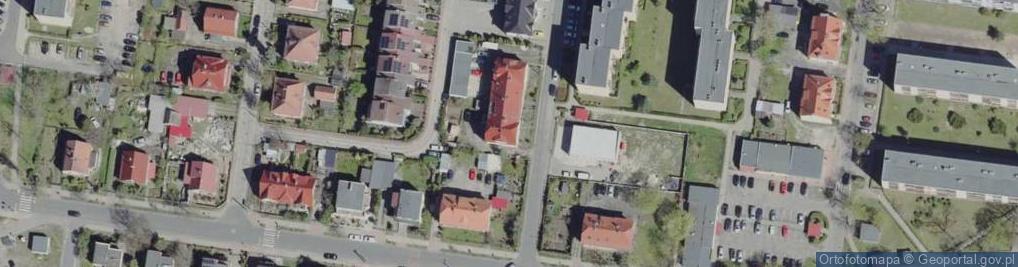 Zdjęcie satelitarne Krzysztof Sokołowski Zakład Usług Leśnych