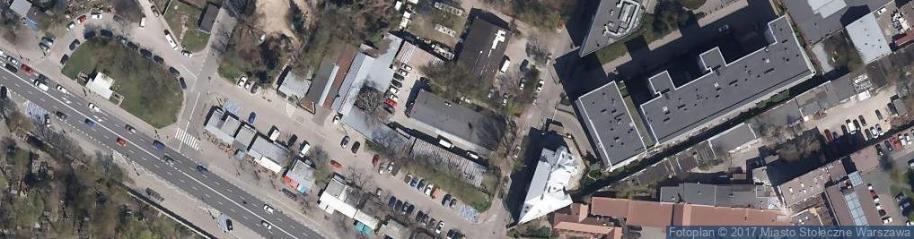 Zdjęcie satelitarne KSERO WARSZAWA - Tadex Usługi Poligraficzno Introligatorskie
