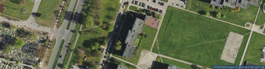 Zdjęcie satelitarne Kubiczek Bożena Sosnowieckie Centrum Edukacyjne Edukator