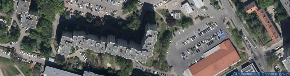 Zdjęcie satelitarne Kucharski w., Wrocław