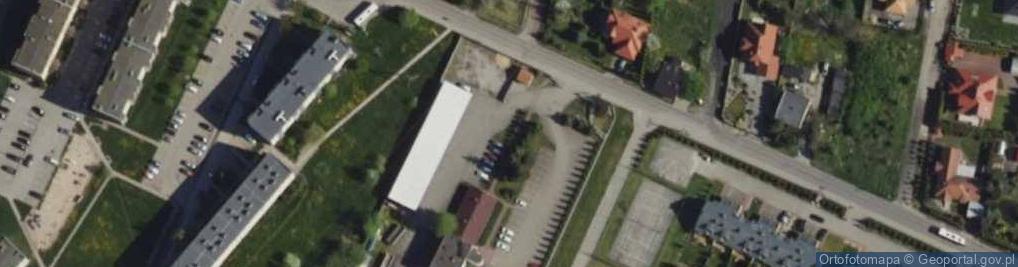 Zdjęcie satelitarne Kutnowska Centrala Materiałów Budowlanych