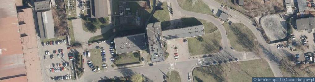 Zdjęcie satelitarne Laboratorium Badawczo Metrologiczne Łabędy