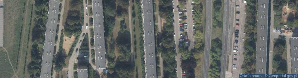 Zdjęcie satelitarne Laboratorium Zielarskie MGR Buksińska