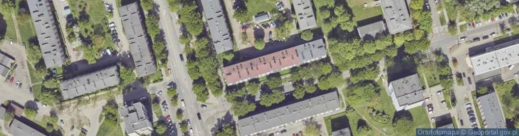 Zdjęcie satelitarne Łacina Łanowska