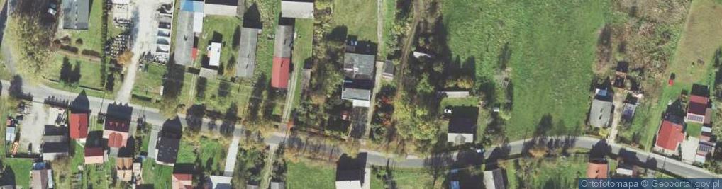 Zdjęcie satelitarne Las Drew Usługi Stanisław Ziemniak Przedsiębiorstwo Produkcyjno Handlowe