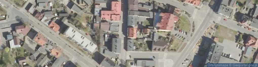 Zdjęcie satelitarne Lasy Państwowe Nadleśnictwo Krzyż