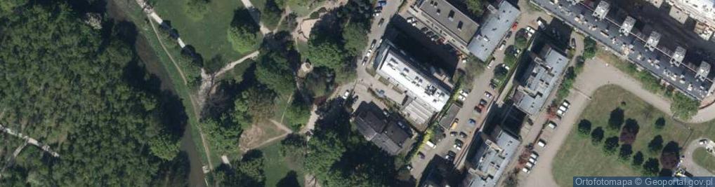 Zdjęcie satelitarne Lawendowy Hostel Wrocław