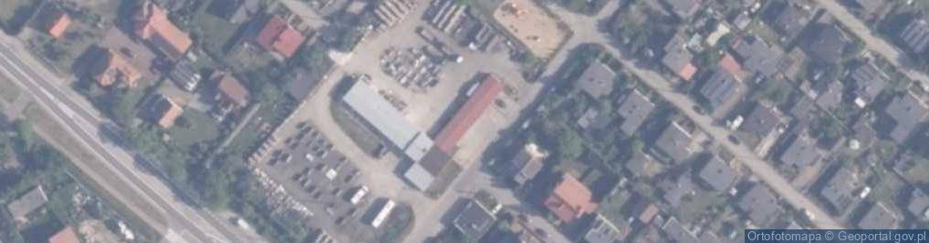 Zdjęcie satelitarne Łęgowo