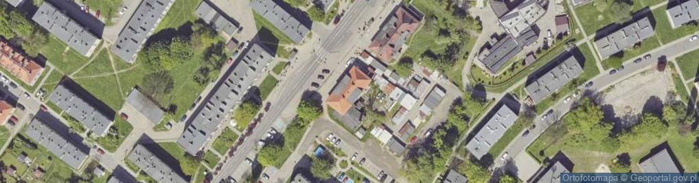 Zdjęcie satelitarne Leszek Witkowski Lesław Handel Obwoźny i Stacjonarny