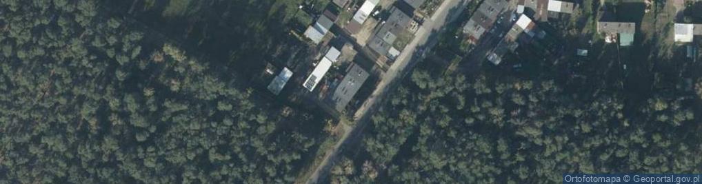 Zdjęcie satelitarne Łężek