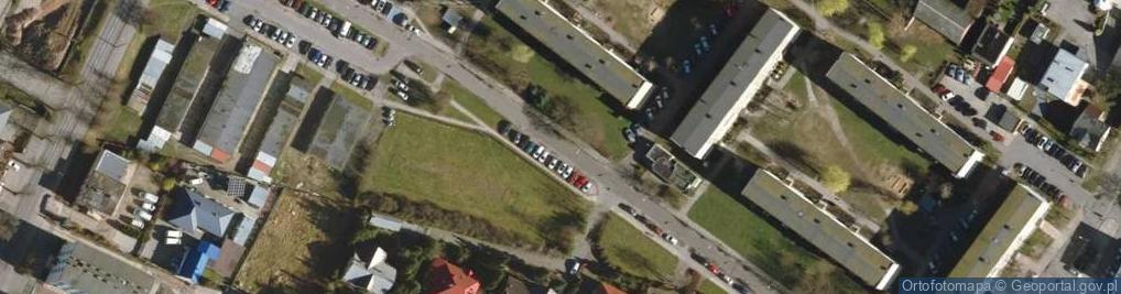 Zdjęcie satelitarne Leźnicka-Budynek Agnieszka, PHU Firankarnia