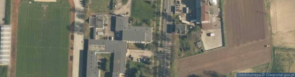 Zdjęcie satelitarne Liceum Ogólnokształcące im Leona Kruczkowskiego w Warcie