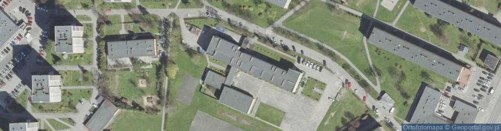 Zdjęcie satelitarne Liceum Plastyczne Bigart w Nowym Sączu