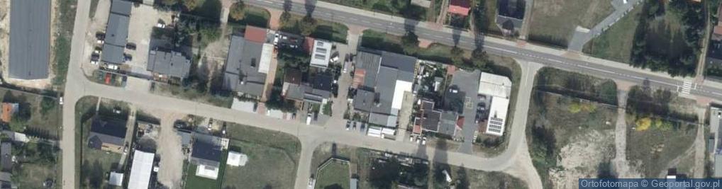 Zdjęcie satelitarne Lidia Plucińska Zakład Wulkanizacyjny