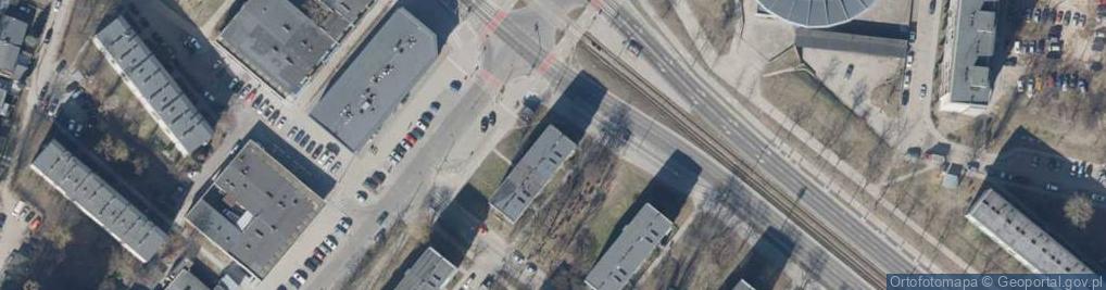 Zdjęcie satelitarne Łódzki Klub Amazonka