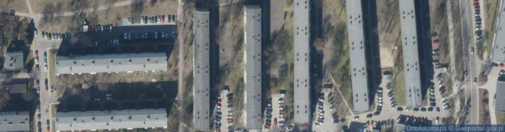 Zdjęcie satelitarne Łódzki Klub Karate Shotokan