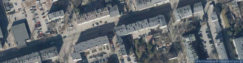 Zdjęcie satelitarne Łódzkie Stowarzyszenie Przedsiębiorców Pogrzebowych i Osób Współpracujących
