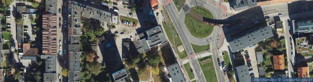 Zdjęcie satelitarne Lokatorsko Własnościowa Spółdzielnia Mieszkaniowa Wrzeszcz