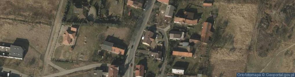 Zdjęcie satelitarne Łopatka Dachy
