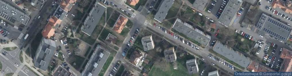 Zdjęcie satelitarne Lubińskie Centrum Jogi Surya