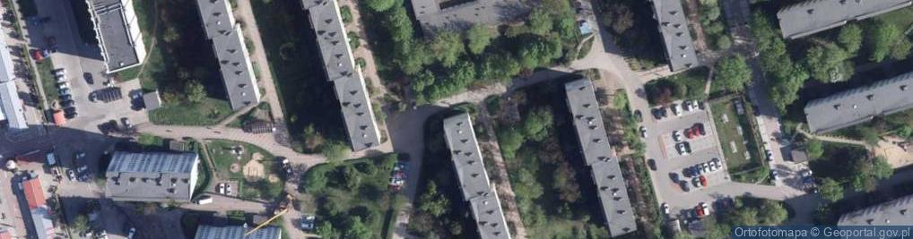 Zdjęcie satelitarne Łuc Dawid Łuc Zakład Usługowo Produkcyjny