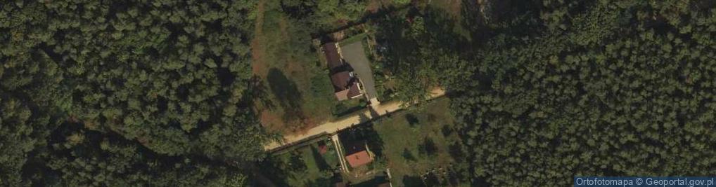 Zdjęcie satelitarne Łucja Durbajło Agroturystyka Maciejówka