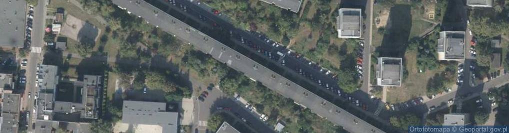 Zdjęcie satelitarne Lucjan Nowak Studio Projektowania Zieleni