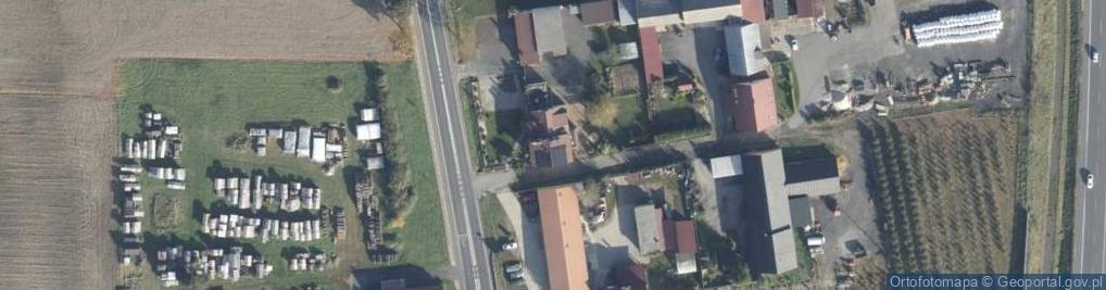 Zdjęcie satelitarne Lucyna Tęga Przedsiębiorstwo Wielobranżowe Lukaz
