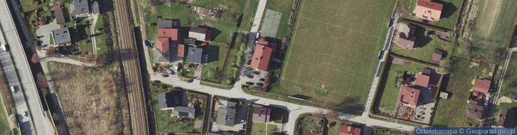 Zdjęcie satelitarne Ludowy Klub Sportowy Baranowice w Żorach