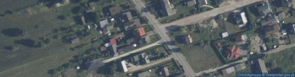 Zdjęcie satelitarne Łukasz Czapski Pracownia Tektury Pudło