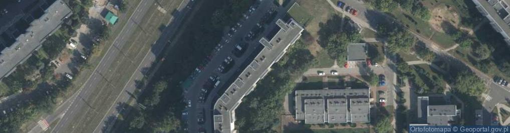 Zdjęcie satelitarne Łukasz Frankowski Nauka i Doskonalenie Jazdy