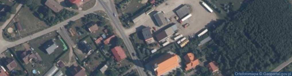 Zdjęcie satelitarne Łukasz Łangowski Transport-Łangowski Łukasz
