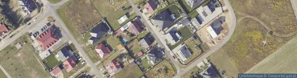 Zdjęcie satelitarne Łukasz Moszczak Zakład Usług Pogrzebowych Charon