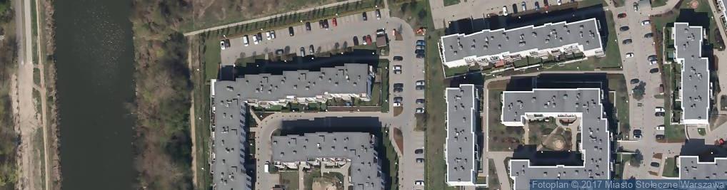 Zdjęcie satelitarne Maciej Wróblewski Szkoła Żeglarstwa Trawers
