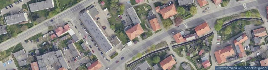 Zdjęcie satelitarne Majewska M.Sklep"Krzyś", Bielawa