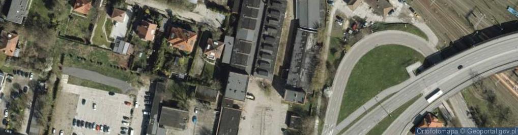 Zdjęcie satelitarne Malborska Fabryka Obrabiarek Pemal