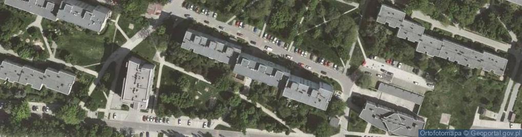 Zdjęcie satelitarne Małgorzata Klęsk MK-Pro Biuro Projektów i Usług Inwestycyjnych